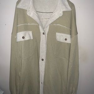 POL oversized Shacket